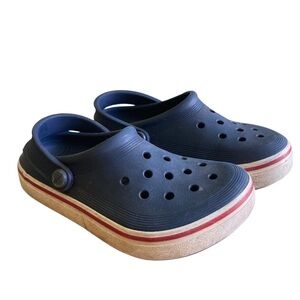 CROCS Blue Sandals with Ventilation and Heel Strap